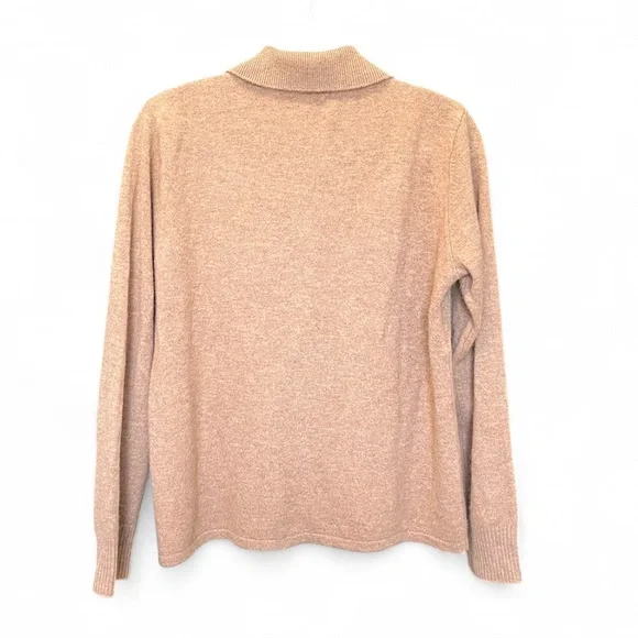 Halston Heritage 2-Ply 100% Cashmere Button-Down Cardigan – Size M (Like New) - Picture 3 of 7